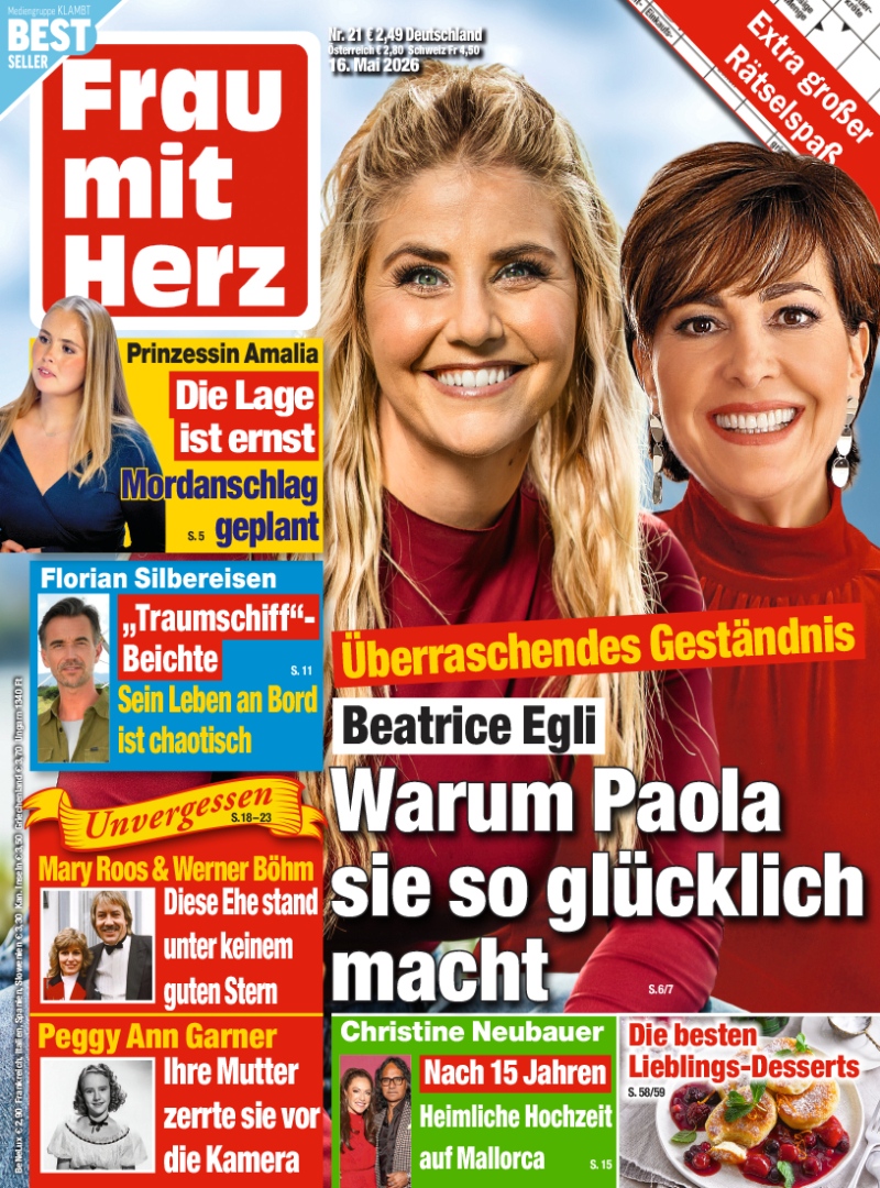 Frau mit Herz